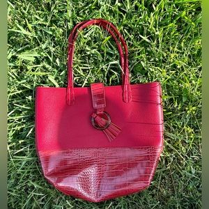 Pretty Red Tote Bag